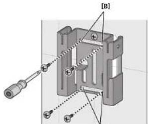 PIONEER SLX70LR - Attach the bracket (for wall). - 1