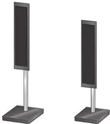 PIONEER SLX70LR - Festing av hoyttalere til vegg med en streng. - 2