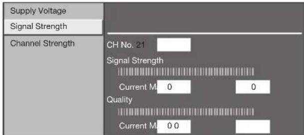 PIONEER KRL46V - Checking signal strength and channel strength - 1