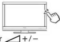 PIONEER KRL46V - Operation without a remote control unit - 1