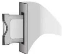 PIONEER KRL46V - Insertion du module CA dans la fente COMMON interface - 1