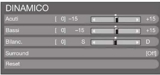 PIONEER KRL46V - Impostazioni suono - 1