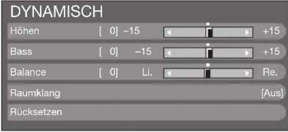 PIONEER KRL46V - Toneinstellungen - 1