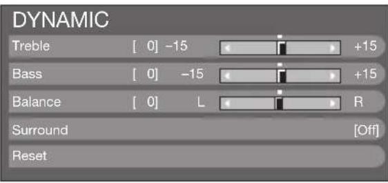 PIONEER KRL46V - Sound Settings - 1