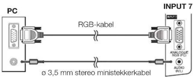 PIONEER KRL46V - Aansluiten van een PC - 3