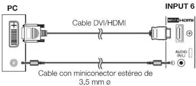 PIONEER KRL46V - Conexión de un PC - 2
