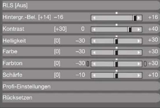 PIONEER KRL46V - Bildeinstellungen - 1