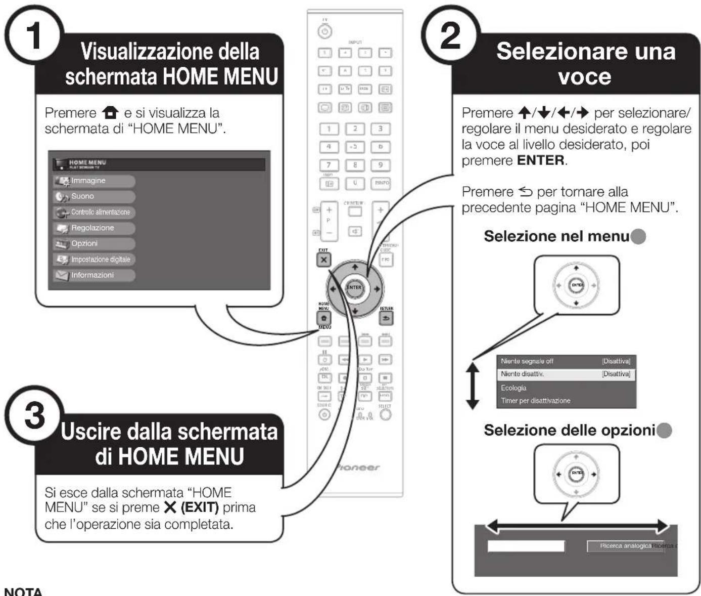 PIONEER KRL46V - Operazioni comuni - 1