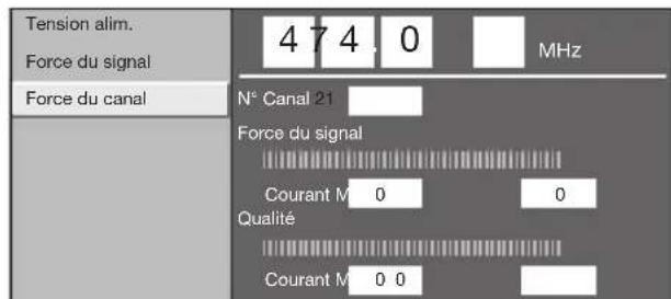PIONEER KRL46V - Vérification de la force du signal et de la force du canal - 2