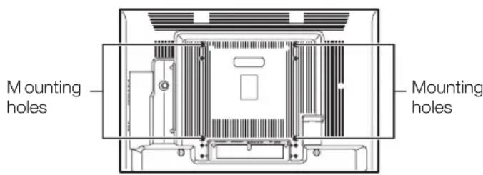 PIONEER KRL46V - When using other stands, brackets or equivalent items - 1