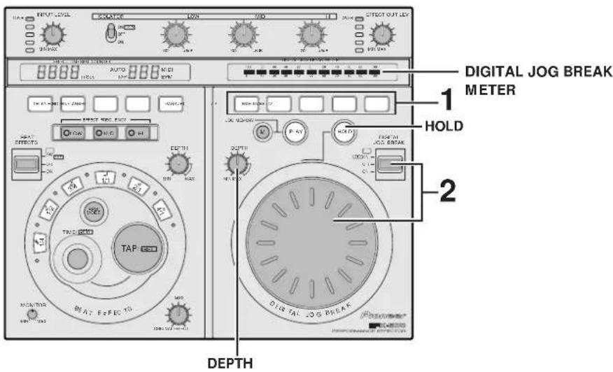 PIONEER EFX500 - DIGITAL JOG BREAK - 1