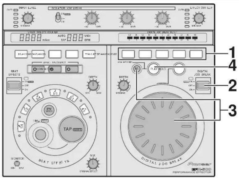 PIONEER EFX500 - JOG MEMORY - 1