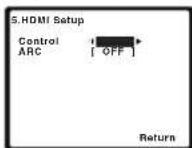 PIONEER VSX821K - Select 'HDMI Setup' from the System Setup menu. - 2