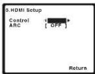 PIONEER VSX821K - Menu HDMI Setup - 2
