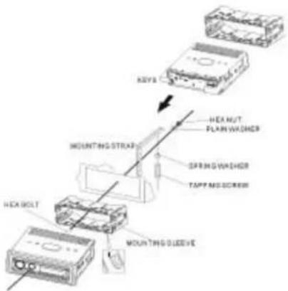 ROADSTAR CD810UMPN - MOUNTING EXAMPLE - 1