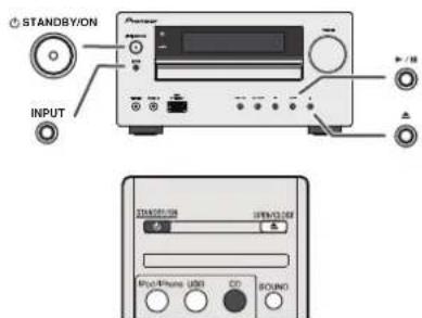 PIONEER XHM70S - Escuchando un CD o disco de MP3/WMA - 1