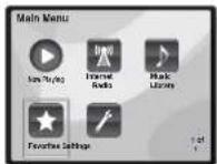 PIONEER XHM70S - Playing and deleting audio files and Internet radio stations in and from the Favorites folder - 1