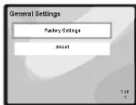 PIONEER XHM70S - BbEpTe《General》B MeHIO Settings. - 2