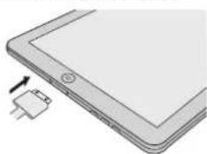 PIONEER XHM70S - Raccordez le connecteur ipad sur l'ipad. - 1