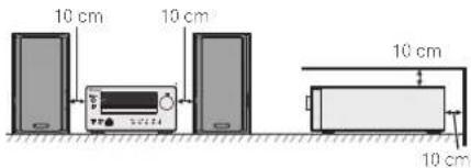 PIONEER XHM70S - VENTILATION CAUTION - 1