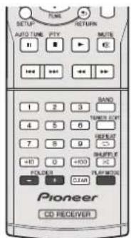 PIONEER XHM70S - Wiedergabe einer MP3/WMA-CD bei eingeschaltetem Ordnermodus - 2