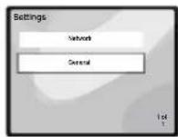 PIONEER XHM70S - Ajustes generales 1 SeLECTION 'General' desde el menu Settings. - 1