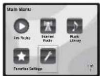 PIONEER XHM70S - Menu de configuration du réseau - 1