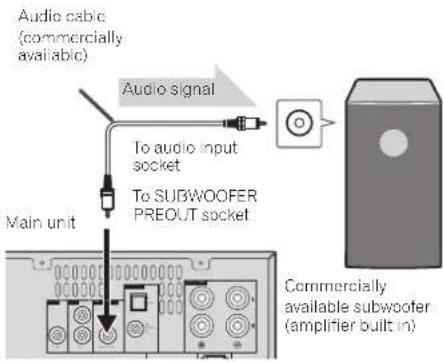 PIONEER XHM70S - Using other subwoofer - 1