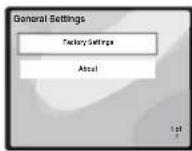 PIONEER XHM70S - Ajustes generales 1 SeLECTION 'General' desde el menu Settings. - 2
