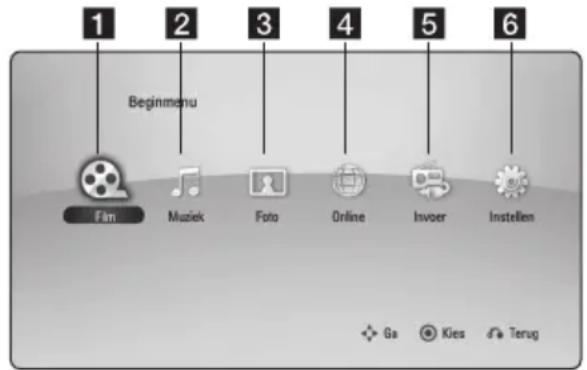 PIONEER BCSSB616 - Het menu [HOME] gebruiken - 1