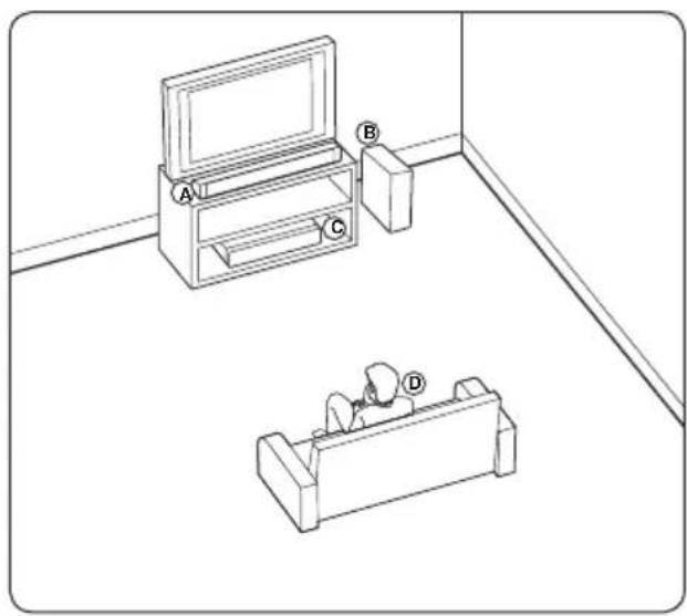PIONEER BCSSB616 - Positioning the system for BCS-SB616 - 1