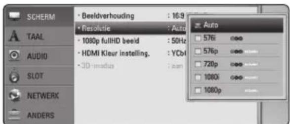 PIONEER BCSSB616 - De resolutie instellen - 1