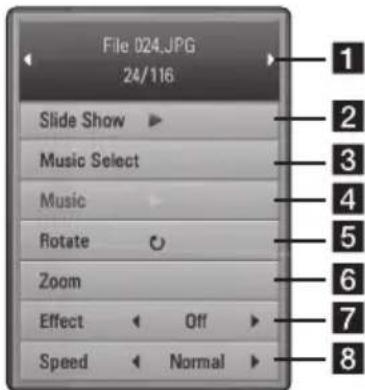 PIONEER BCSFS515 - Options while viewing a photo - 1