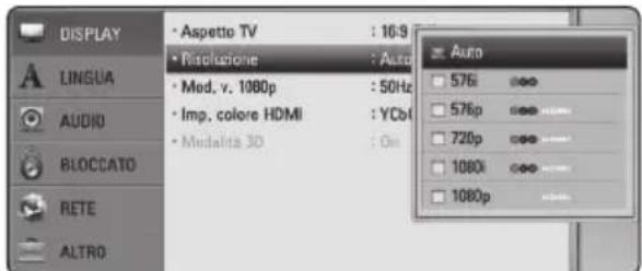 PIONEER BCSFS515 - Impostazione della risoluzione - 1
