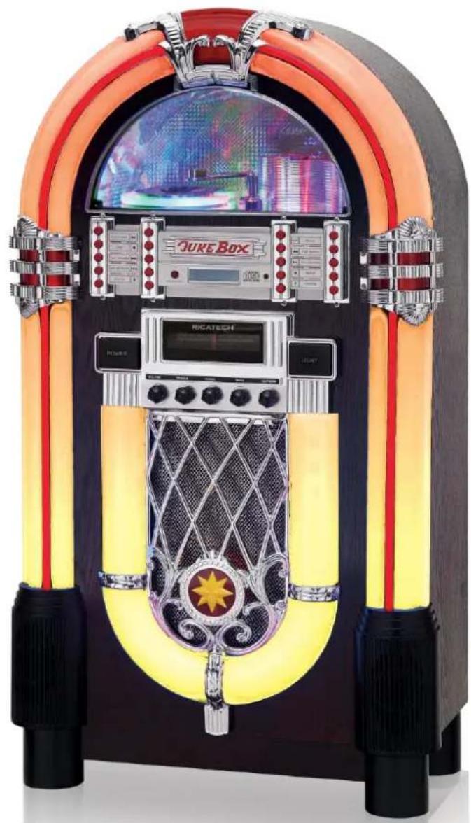 Ricatech RR1000 - RR1000 multi media retro LED jukebox XXL - 1