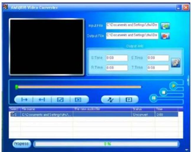 ROADSTAR MP450 - Conversion des fichiers video en format AMV - 1