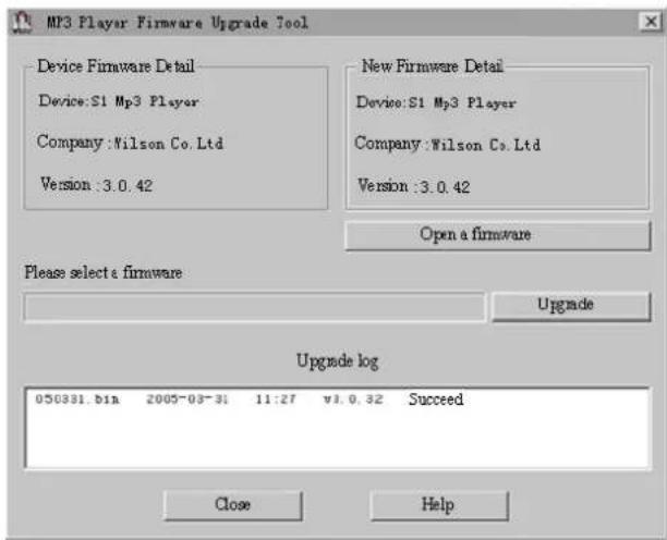 ROADSTAR MP450 - Mise à jour du lecteur - 1