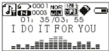 ROADSTAR MM007NBL - - Affichage des paroles/du titre (Lyric Display) - 1