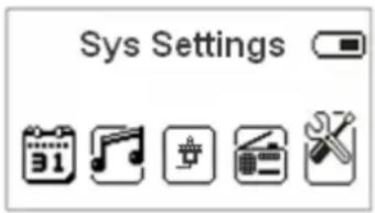 ROADSTAR MM007NBL - - System Setting (Configuración del Sistema) - 1