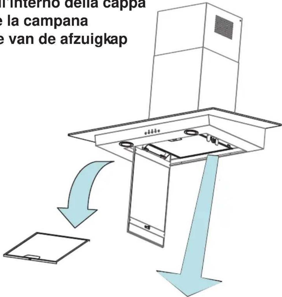 ROBLIN Evasion2 900 - Etichetta all'interno della cappa Etiqueta de la campana Typeplaatje van de afzuigkap - 1