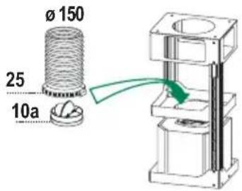 ROBLIN Ice Cube2 - Collegamento tubo ø 120 - 1