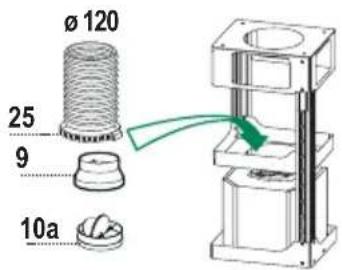 ROBLIN Ice Cube2 - Collegamento tubo ø 120 - 2