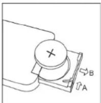 ROADSTAR HRA250IPWH - EINSETZENDER BATTERIEN (FERNBEDIENUNG) - 1