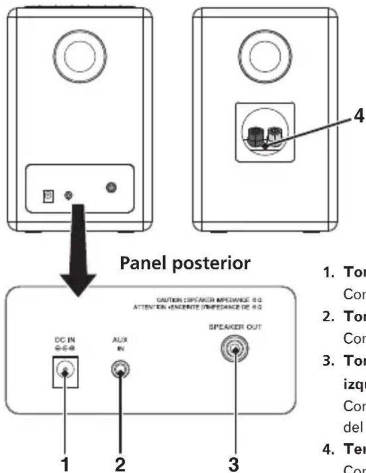 PIONEER XWW BTS5 - Conexión de la alimentación de CC - 5