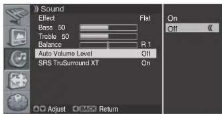 PIONEER PDP42RXE - Adjusting the Volume Automatically - 1