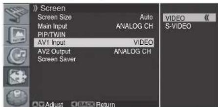 PIONEER PDP42RXE - Selecting an input signal type - 1