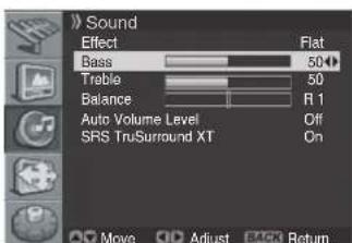 PIONEER PDP42RXE - Customizing the Sound Settings - 1