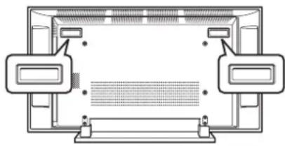 PIONEER PDP42RXE - Handles at the rear of the Plasma Display - 1