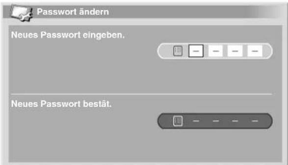 PIONEER PDP427XA - Ändern des Passwords - 1