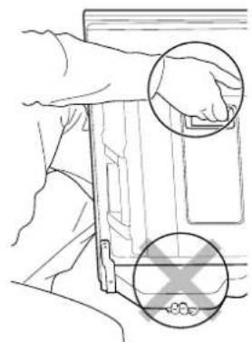 PIONEER PDP427XA - Moving the Plasma Television (for PDP-507XA only) - 2